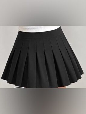 Zara Black Pleated Skirt